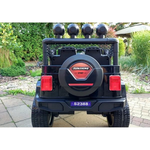 eng pl S Off Road Jeep Black Electric Ride On Car