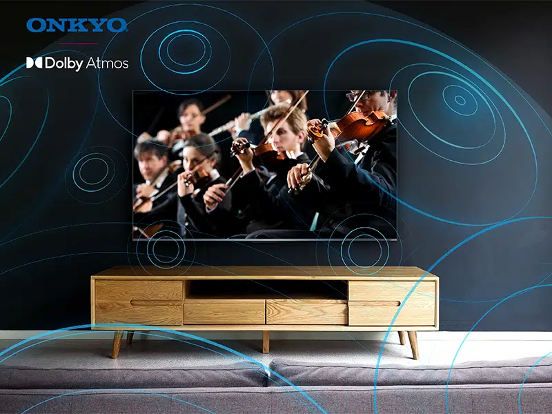 Onkyo sound system with Dolby Atmos C