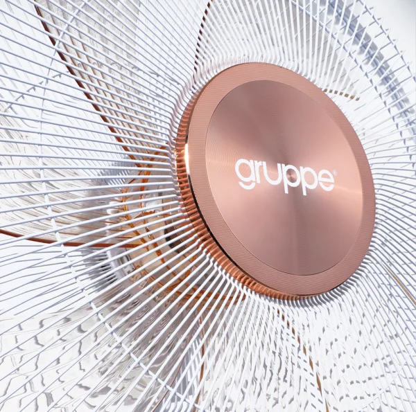 gruppe floor fan SF1873A gold 104