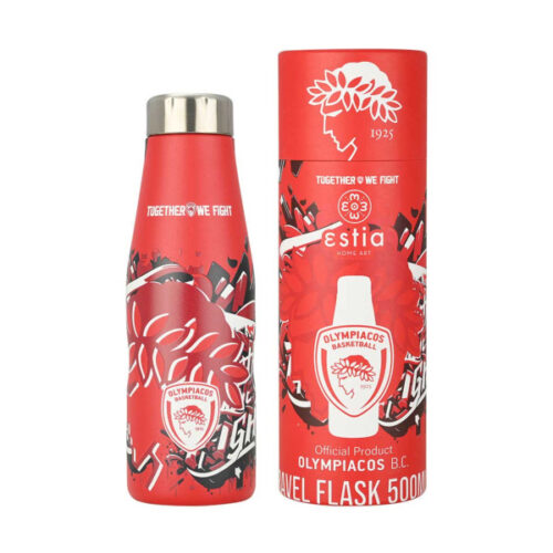 μπουκάλι θερμός 500ml estia olympiacos bc edition together we fight 00 27162