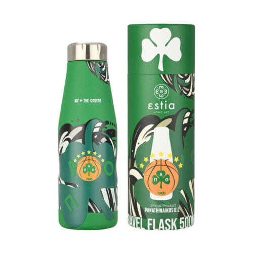 μπουκάλι θερμός 500ml estia panathinaikos bc edition we the greens 00 27186