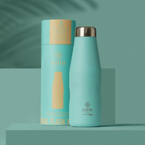 μπουκάλι θερμός 500ml estia save the aegean bermuda green 01 9793