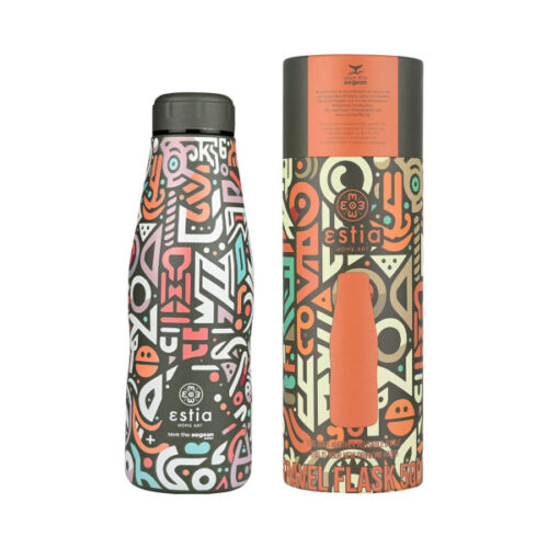μπουκάλι θερμός 500ml estia save the aegean geovivid 01 22082