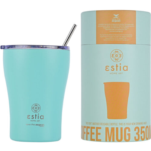 ποτήρι θερμός 350ml estia save the aegean estia bermuda green 01 12106