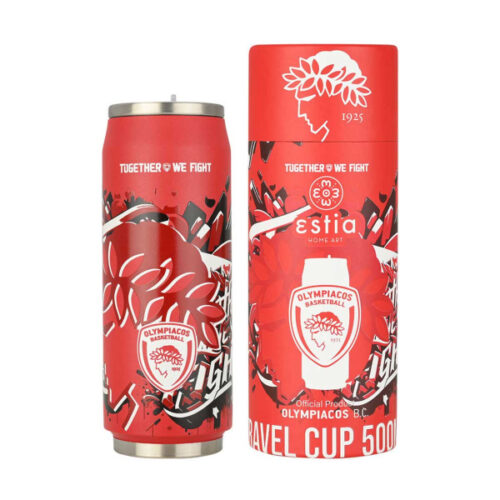 ποτήρι θερμός 500ml estia olympiacos bc edition together we fight 00 27100
