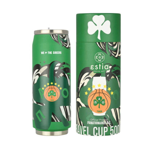 ποτήρι θερμός 500ml estia panathinaikos bc edition we the greens 00 27124