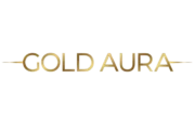 Gold Aura logo blanc