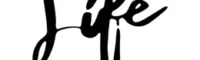 life logo hand lettering word 260nw 492185266