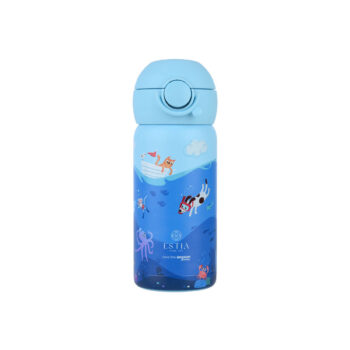 παγούρι θερμός 350ml με καλαμάκι estia save the aegean ocean play 01 33040